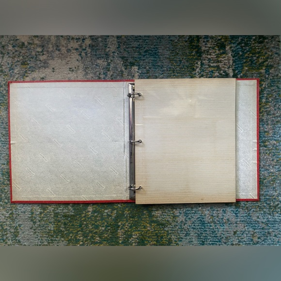 Vintage 70s Norwood bloodorange binder photo album - Picture 7 of 11